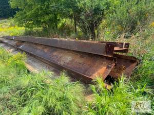 lot 75 image: Steel Beams. Approximately 6, 24IN ...