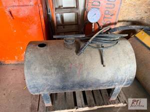 lot 94 image: Steel Tank with gage.&nbspThe item...