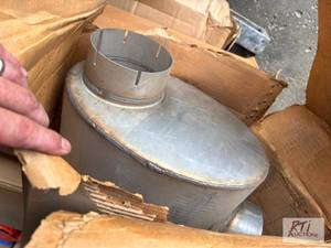lot 101 image: Pallet of mufflers. The item is loc...