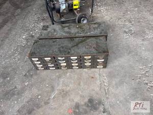 lot 102 image: Two storage drawers. The item is lo...