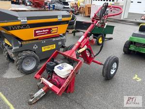 lot 905 image: Rice tow-behind power post hole dig...
