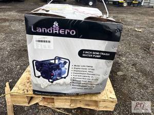 lot 938 image: Land Hero 3in semi-trash water pump...