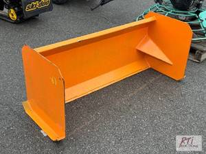 lot 955 image: 4-foot snow pusher for mini skid lo...