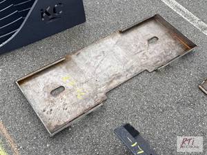 lot 969 image: Solid skid loader mounting plate...