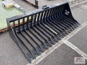 lot 971 image: 76-inch rock bucket for skid loader...