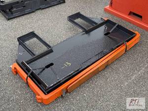 lot 994 image: Pallet forks for skid loader with 4...