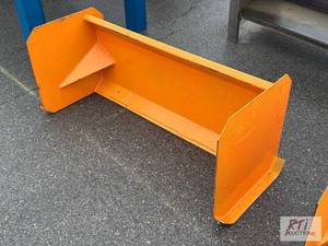 lot 1026 image: 4-foot snow pusher for mini skid lo...