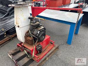 lot 1037 image: Skid mounted leaf vac...