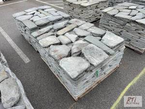 lot 1060 image: 2X Tumbled bluestone pavers...