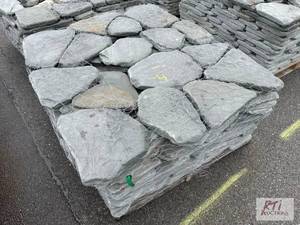 lot 1061 image: Tumbled bluestone pavers...