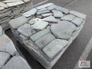 lot 1062 image: Tumbled bluestone pavers...