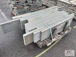 lot 1064 image: 12 inch x 2 inch x mixed length blu...