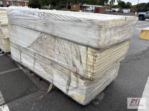 lot 1080 image: (25) 4x8x2in sheets of insulation...
