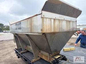 lot 1093 image: 7ft stainless steel slide in salter...