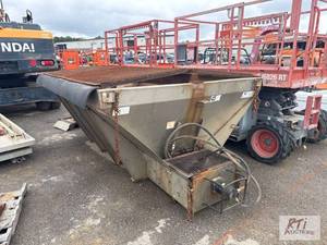 lot 1255 image: 11ft stainless steel slide-in salte...