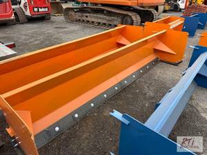 lot 1267 image: 12-foot snow pusher for skid loader...