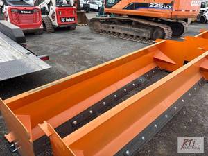 lot 1268 image: 12-foot snow pusher for skid loader...