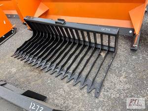 lot 1274 image: 74-inch rock bucket for skid loader...