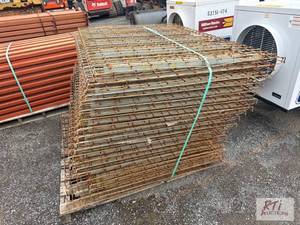 lot 1280 image: Pallet of 46 X 43 pallet racking ...