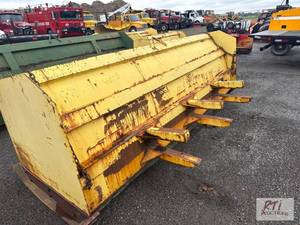 lot 1296 image: 12 bucket mount snow pusher...