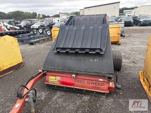 lot 1297 image: Toro Pro Sweep 5200 turf sweeper...