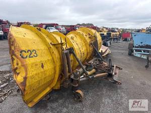 lot 1327A image: Hydro-turn front mounted V-plow - M...