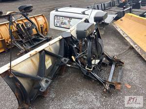 lot 1330 image: Fisher stainless steel 8.5ft V-plow...