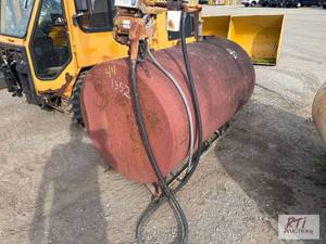 lot 1352 image: Above ground fuel tank with pump...