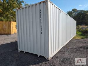 lot 11 image: 40ft shipping container with double...