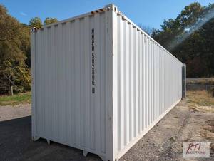 lot 14 image: 40ft shipping container with double...