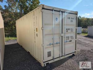 lot 20 image: 20ft shipping container, one time u...