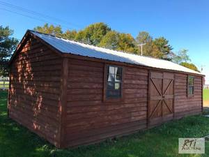 lot 86 image: Amish Built 14 x 28ft storage build...