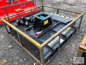 lot 102 image: AGT 4ft rotary mower for excavator....