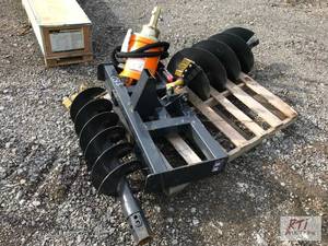 lot 108 image: LandHonor hydraulic post hole digge...