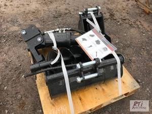 lot 113 image: Mini excavator attachment kit with ...