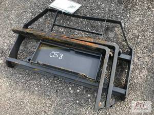 lot 137 image: Mini skid loader carriage for bale ...
