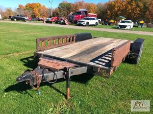 lot 61 image: 1989 Homemade trailer, has transfer...