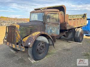 lot 129 image: 1957 Brockway Dump Truck, appears t...