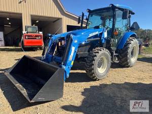 lot 194 image: 2021 New Holland Workmaster 55 Cab ...