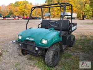 lot 222 image: Polaris Ranger UTV, 4WD, manual dum...