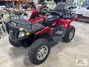 lot 225 image: 2008 Polaris Sportsman 800 Twin Tou...
