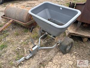 lot 295 image: Rugid Tow Behind Broadcast Spreader...