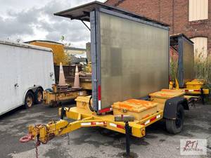 lot 497 image: Message Board Trailer. Unit E-368. ...