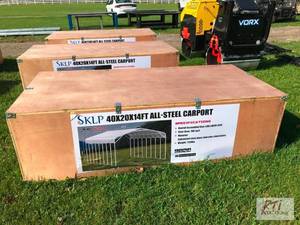 lot 48 image: SKLP 40ft x 20ft all steel carport ...