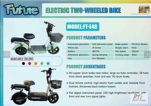 lot 59 image: Future electric moped, 14in wheels,...