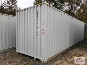 lot 65 image: 40ft shipping container with double...