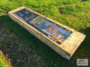 lot 94 image: ATS 10ft x 10ft galvanized apex roo...