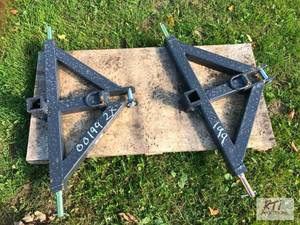lot 109 image: 2X Wolverine 3pt hitch receiver. M...