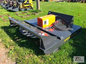 lot 112 image: Wolverine hydraulic rotary mower fo...