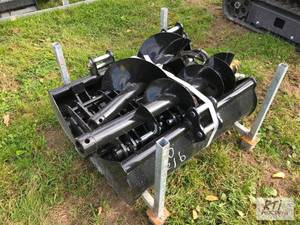 lot 155 image: Mini excavator attachment kit with ...